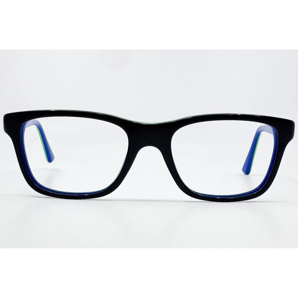 Ray-Ban Eyeglasses Kids Black Blue Green RB 1536 3600 Square 46-16-125